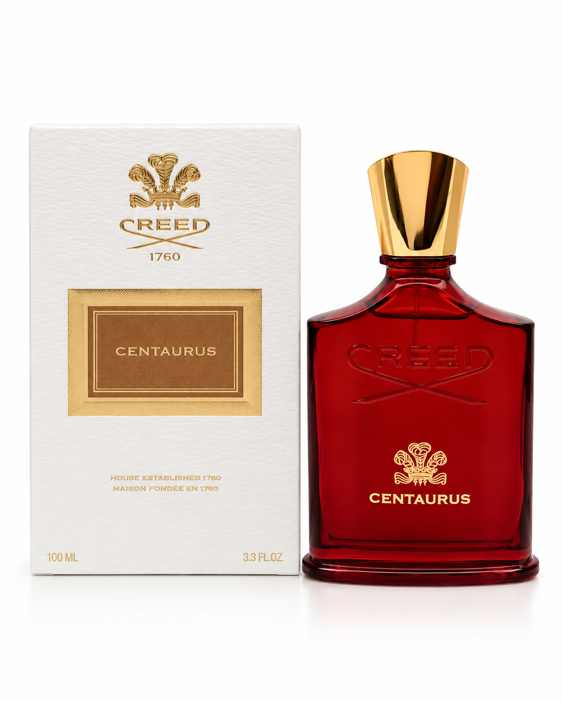 Creed Centaurus 100 ml - caja y frasco