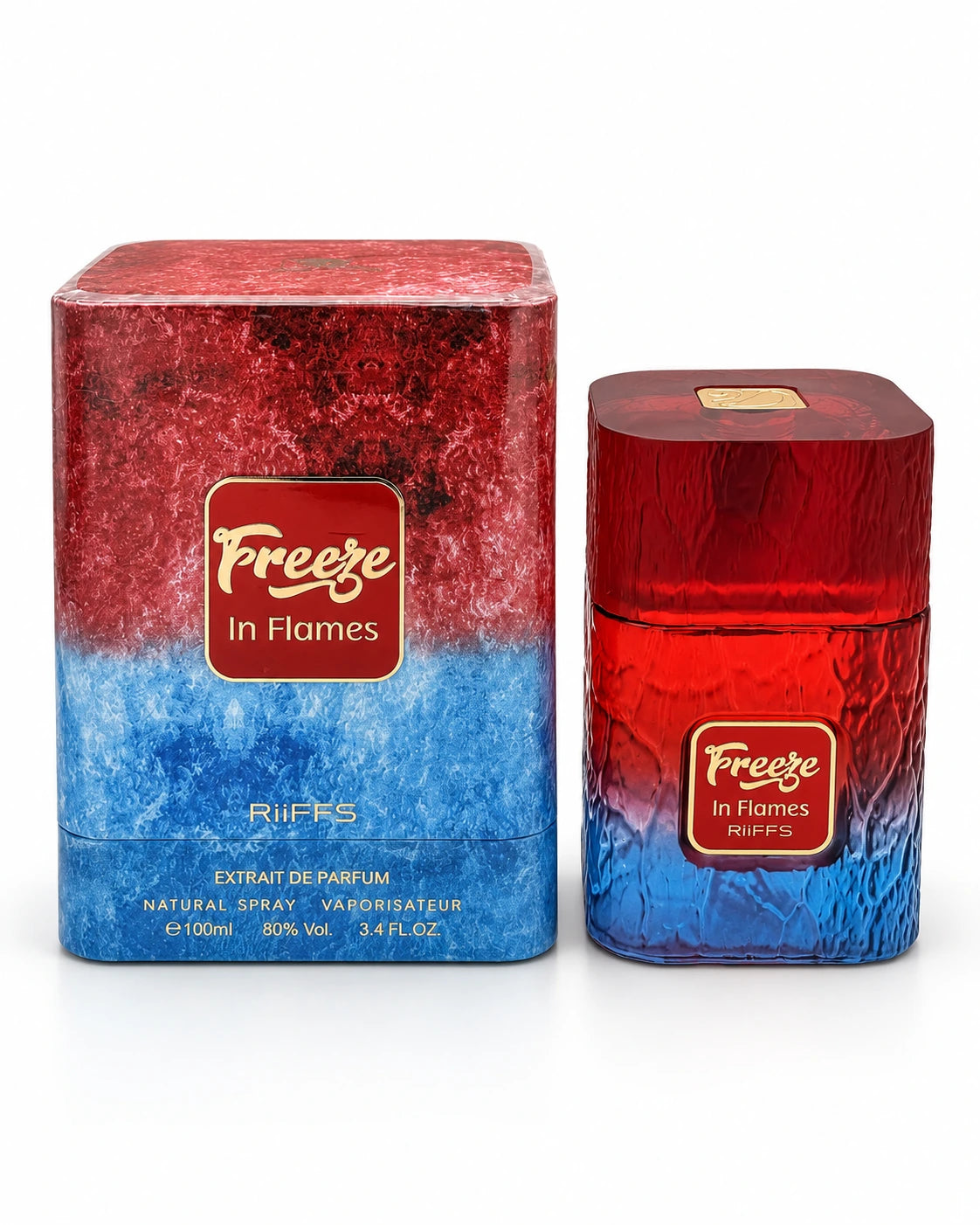 Riiffs Freeze In Flames Extrait de Parfum 100ml - caja y frasco