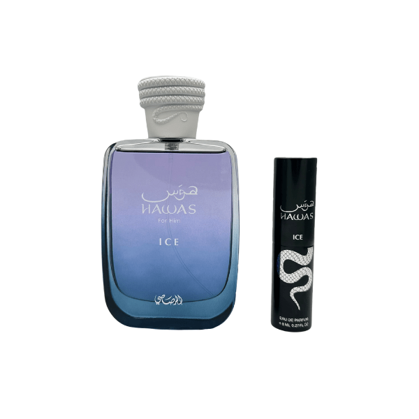 Perfume Kit Rasasi Hawas Ice for Him Eau de Parfum 100ml Hombre - Perfumes Bogotá
