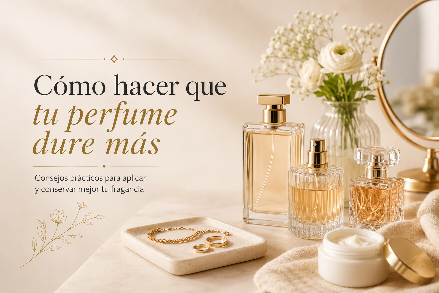 Cómo hacer que tu perfume dure más