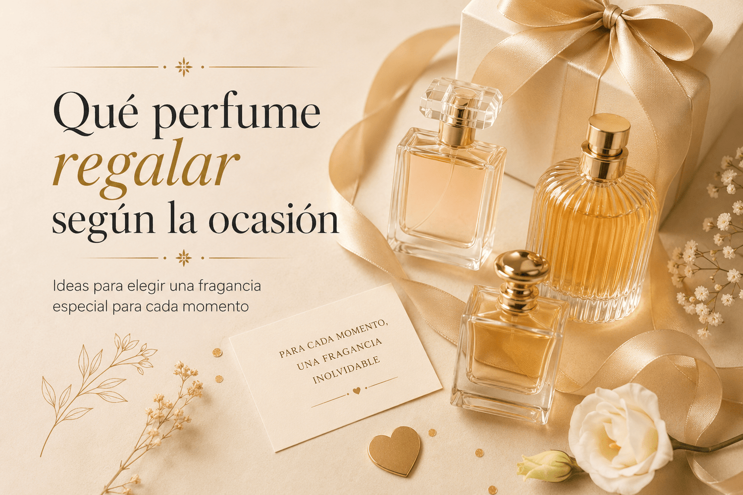 Qué perfume regalar según la ocasión - Perfumes Bogotá
