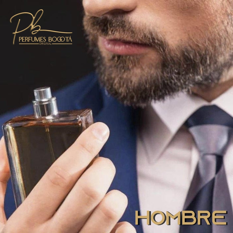 Hombre con perfume sale