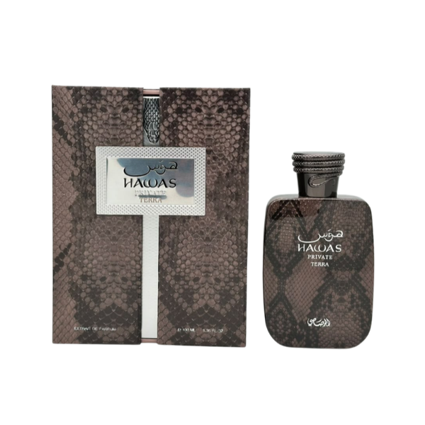 Perfume Rasasi Hawas Private Terra Extrait de Parfum 100ml Unisex