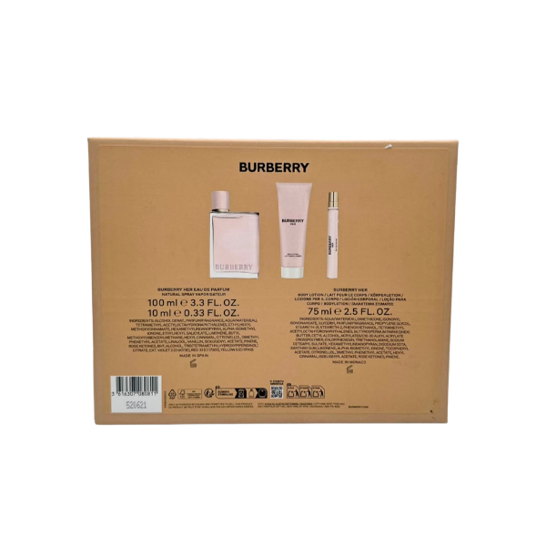 Perfume Kit Burberry Her Eau de Parfum 100ml Mujer