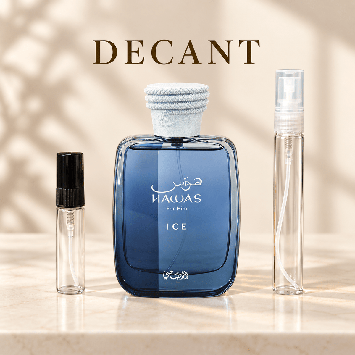 Decant Rasasi Hawas Ice for Him - Perfumes Bogotá