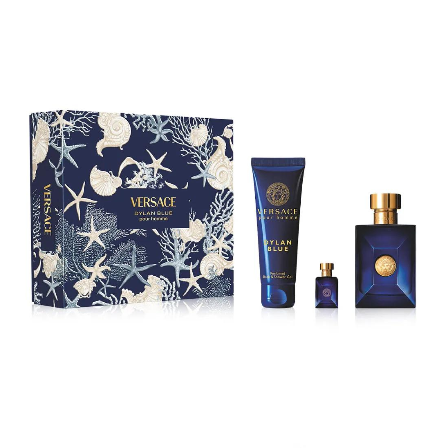 Perfume Versace Kit Pour Homme Dylan Blue Eau de Toilette 100ml Hombre