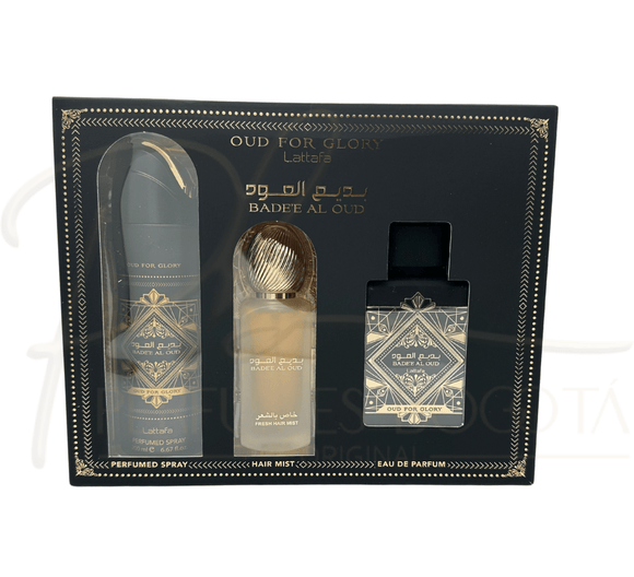 Estuche Lattafa Bade'e Al Oud For Glory - Eau De Parfum - 100ml - Unisex - Perfumes Bogotá