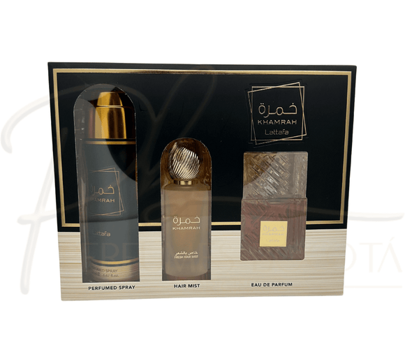 Estuche Lattafa Khamrah - Eau De Parfum - 100ml - Unisex - Perfumes Bogotá