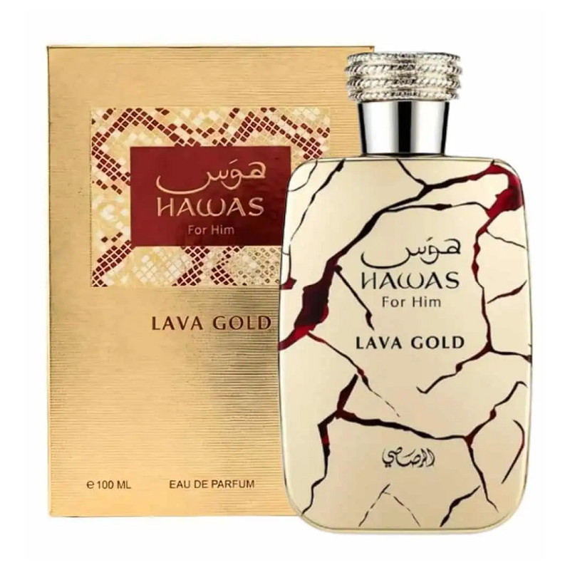 Perfume Rasasi Hawas for Him Lava Gold Eau de Parfum 100ml Hombre