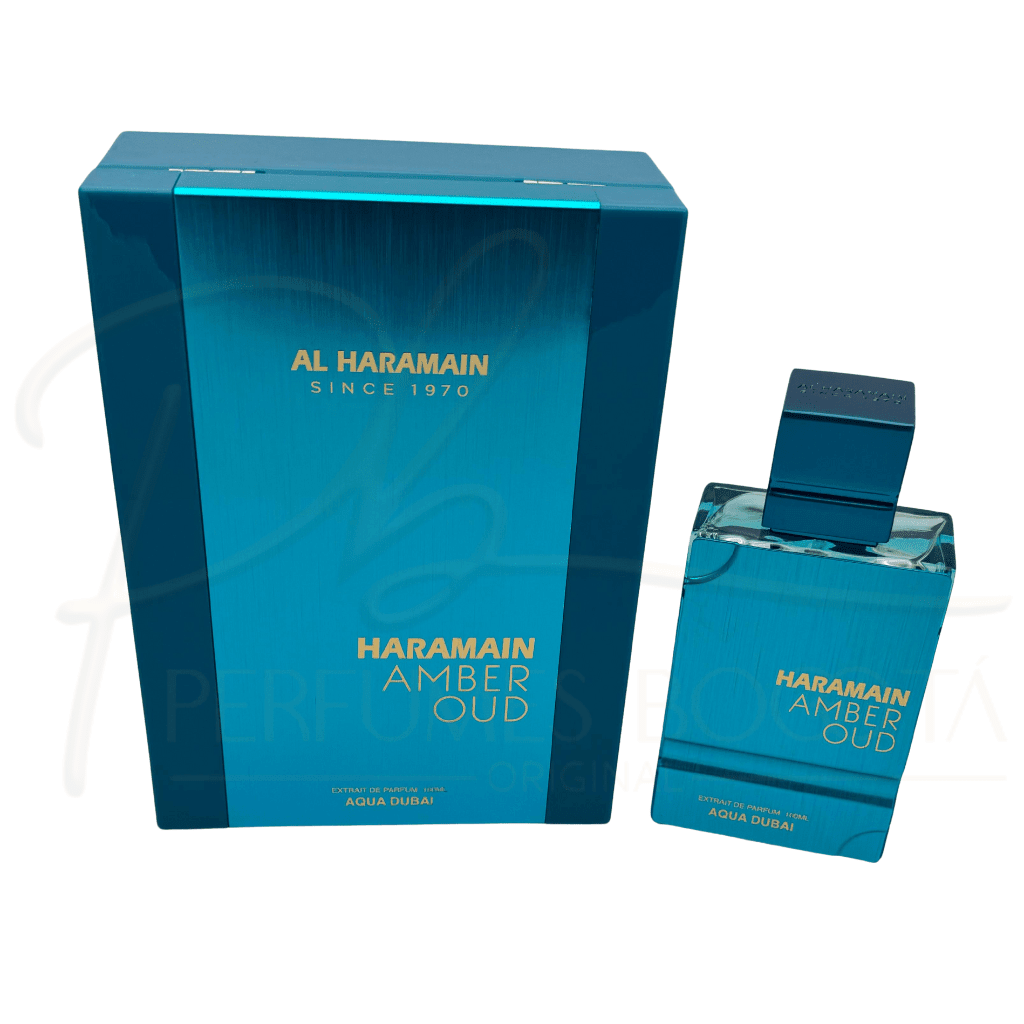 Perfume Al Haramain Amber Oud Aqua Dubai Extrait de Parfum 100ml Unisex - Perfumes Bogotá