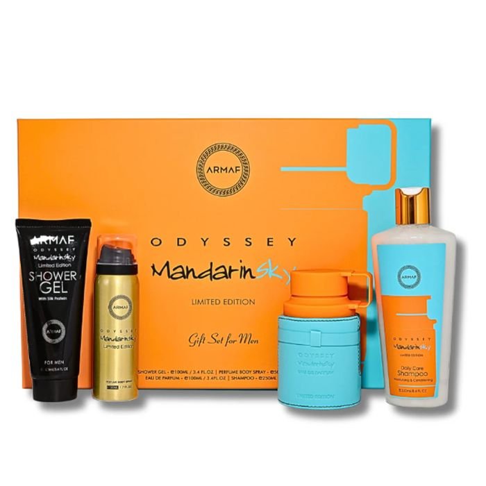 Perfume Armaf Kit Odyssey Mandarin Sky Limited Edition Eau de Parfum 100ml Hombre - Perfumes Bogotá