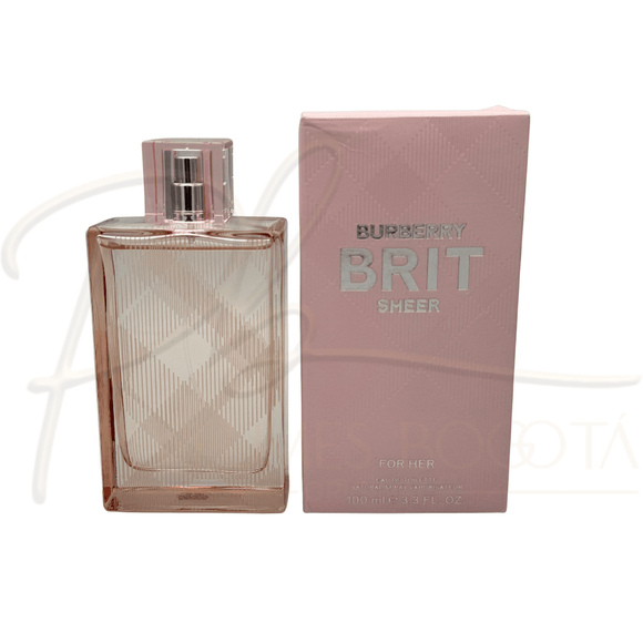 Perfume Brit Sheer Burberry - Eau De Toilette - 100ml - Mujer - Perfumes Bogotá