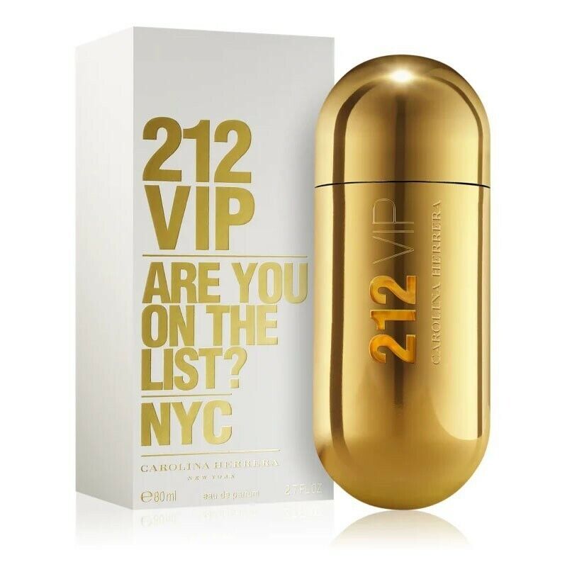 Perfume Carolina Herrera 212 VIP Eau de Parfum 80ml Mujer - Perfumes Bogotá