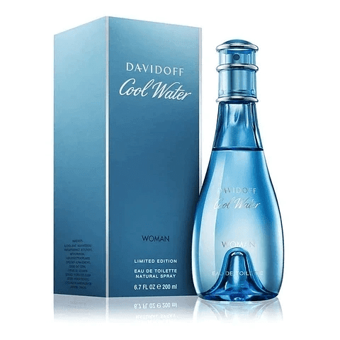 Perfume Davidoff Cool Water Eau de Toilette 200ml Mujer - Perfumes Bogotá