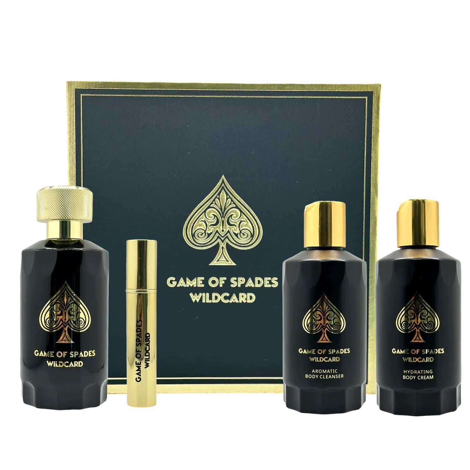 Perfume Kit Jo Milano Game of Spades Wildcard Parfum 100ml Hombre - Perfumes Bogotá