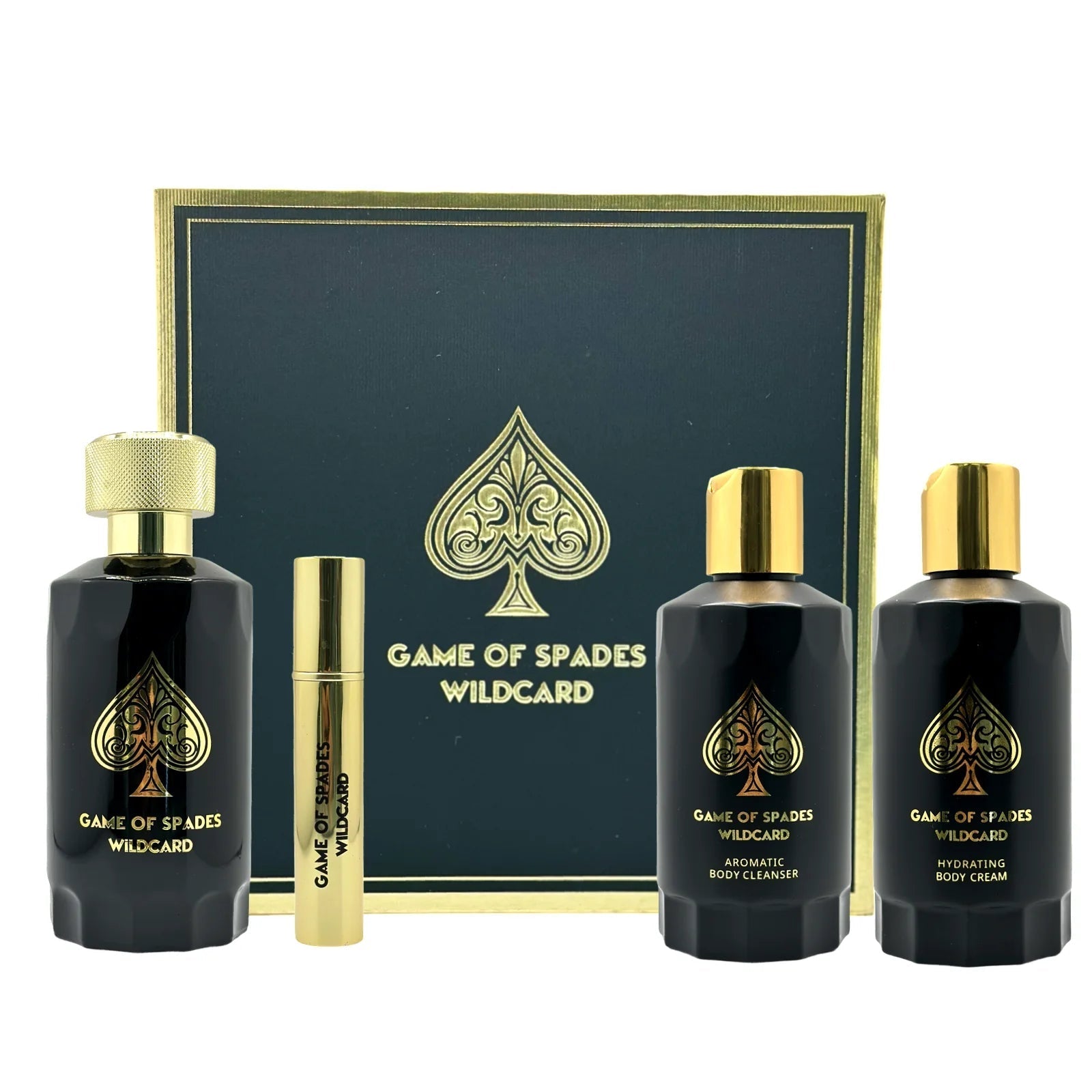 Perfume Kit Jo Milano Game of Spades Wildcard Parfum 100ml Hombre - Perfumes Bogotá