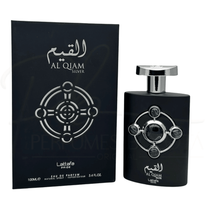 Perfume Lattafa Al Qiam Silver Eau de Parfum 100ml Unisex - Perfumes Bogotá