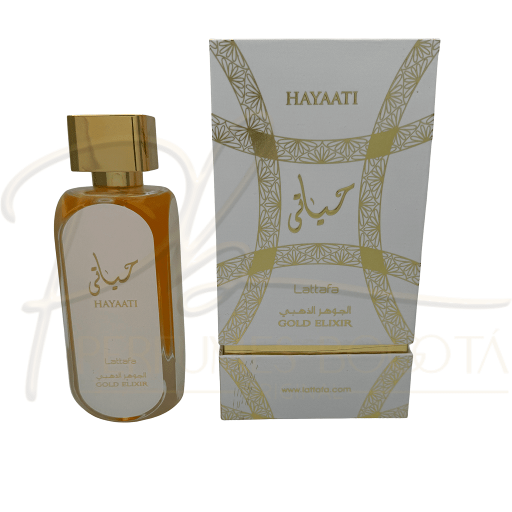 Perfume Lattafa Hayaati Gold Elixir Eau de Parfum 100ml Unisex - Perfumes Bogotá