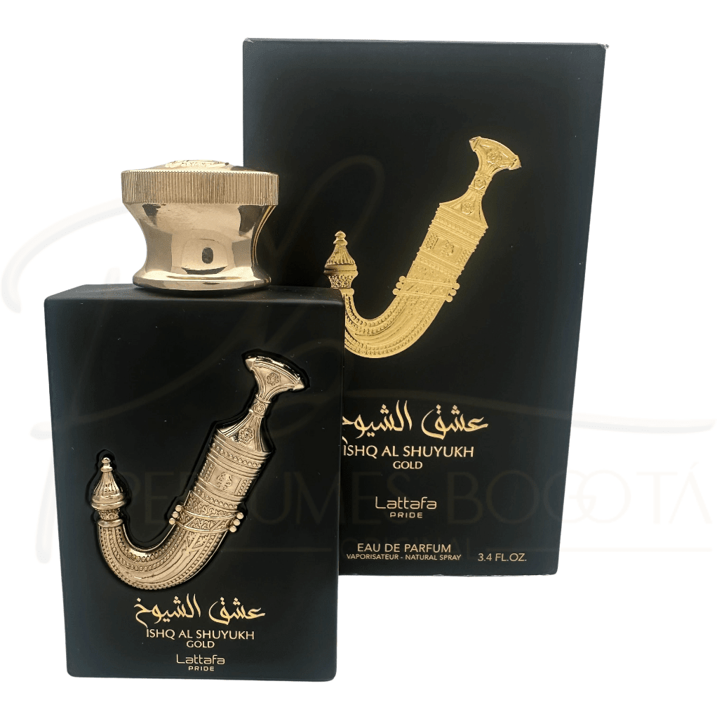 Perfume Lattafa Ishq Al Shuyukh Gold Eau de Parfum 100ml Unisex - Perfumes Bogotá