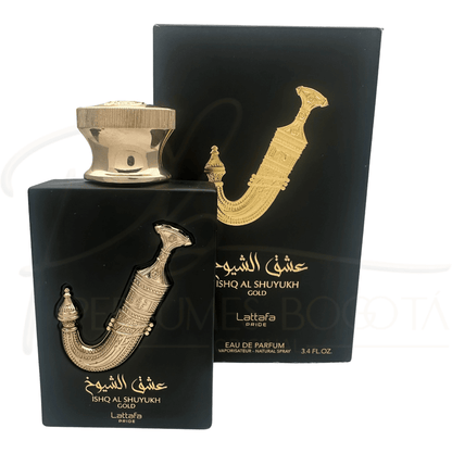 Perfume Lattafa Ishq Al Shuyukh Gold Eau de Parfum 100ml Unisex - Perfumes Bogotá