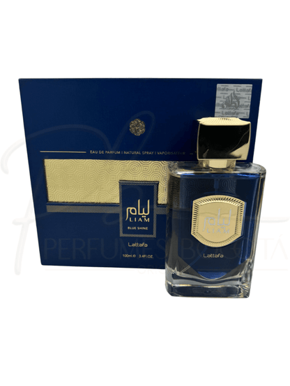 Perfume Lattafa Liam Blue Shine Eau de Parfum 100ml Unisex - Perfumes Bogotá