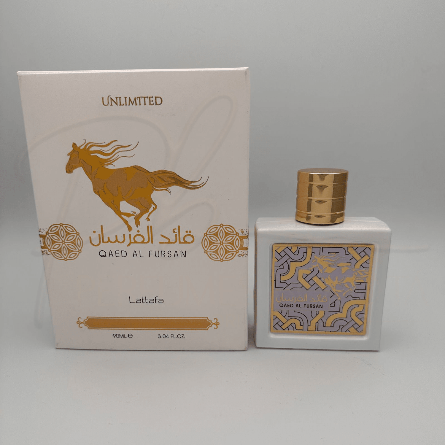 Perfume Lattafa Qaed Al Fursan Unlimited Eau de Parfum 90ml Unisex - Perfumes Bogotá