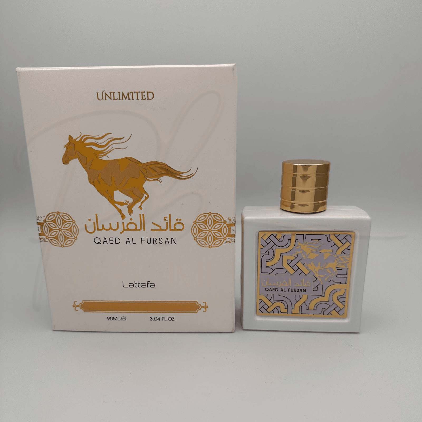 Perfume Lattafa Qaed Al Fursan Unlimited Eau de Parfum 90ml Unisex - Perfumes Bogotá