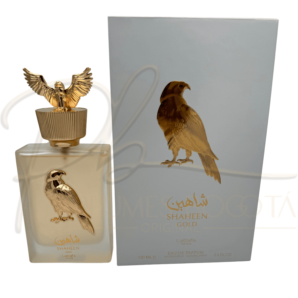 Perfume Lattafa Shaheen Gold Eau de Parfum 100ml Unisex - Perfumes Bogotá