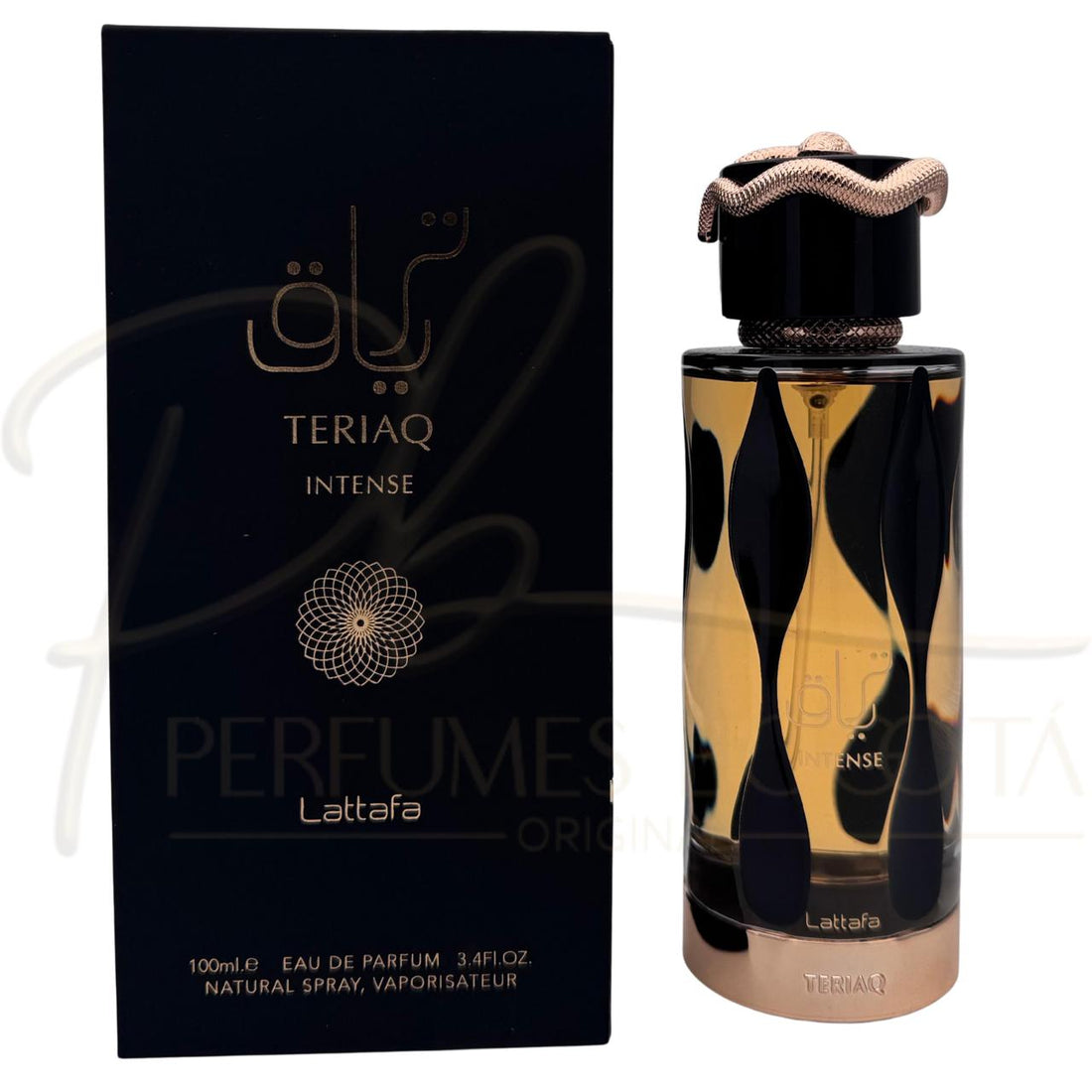 Perfume Lattafa Teriaq Intense Eau de Parfum 100ml Unisex - Perfumes Bogotá