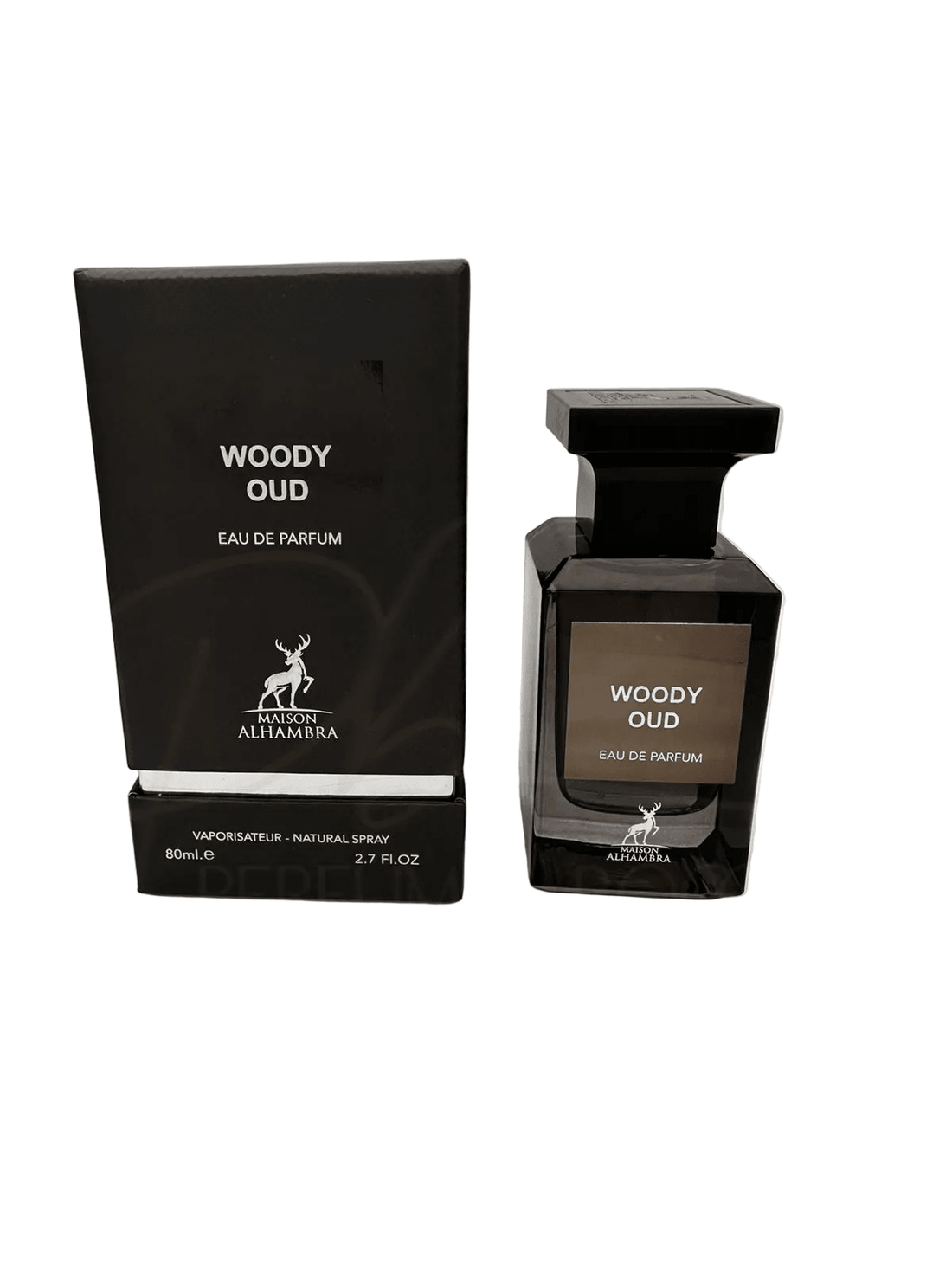 Perfume Maison Alhambra Woody Oud Eau de Parfum 80ml Unisex - Perfumes Bogotá
