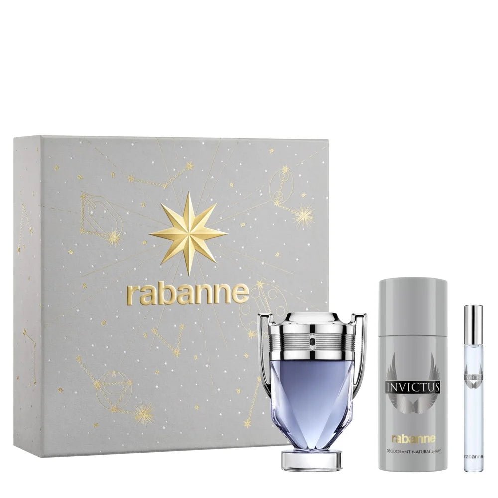 Perfume Paco Rabanne Kit Invictus Eau de Toilette 100ml Hombre - Perfumes Bogotá