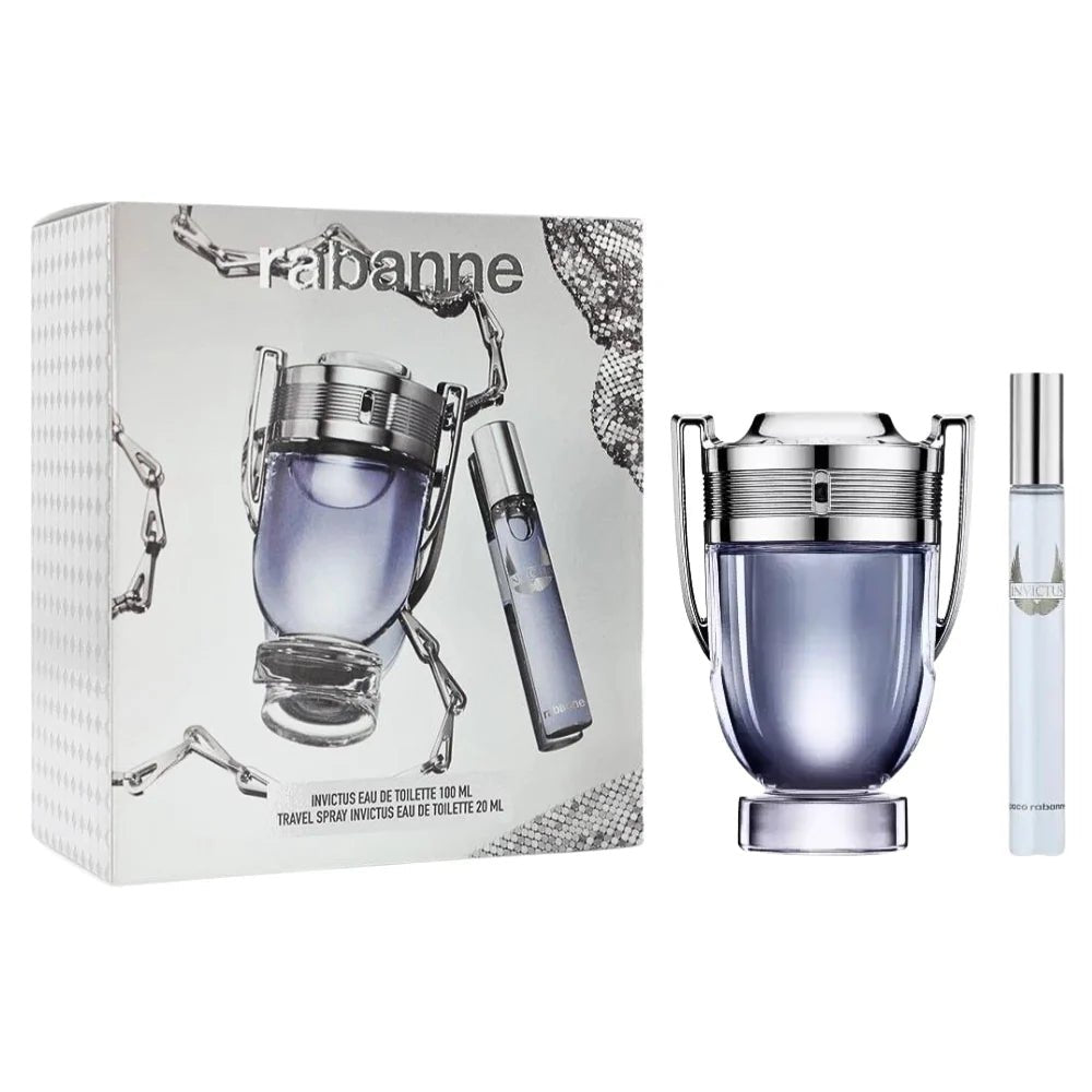 Perfume Paco Rabanne Kit Invictus Eau de Toilette 100ml Hombre - Perfumes Bogotá