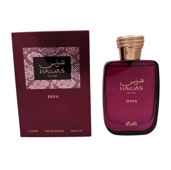 Perfume Rasasi Hawas Diva for Her Eau de Parfum 100ml Mujer - Perfumes Bogotá