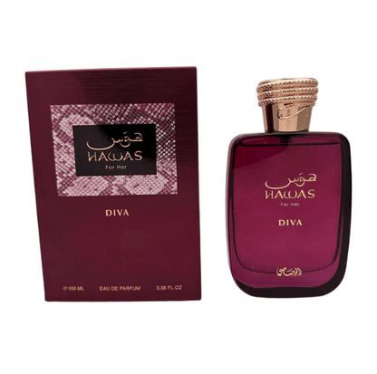 Perfume Rasasi Hawas Diva for Her Eau de Parfum 100ml Mujer - Perfumes Bogotá