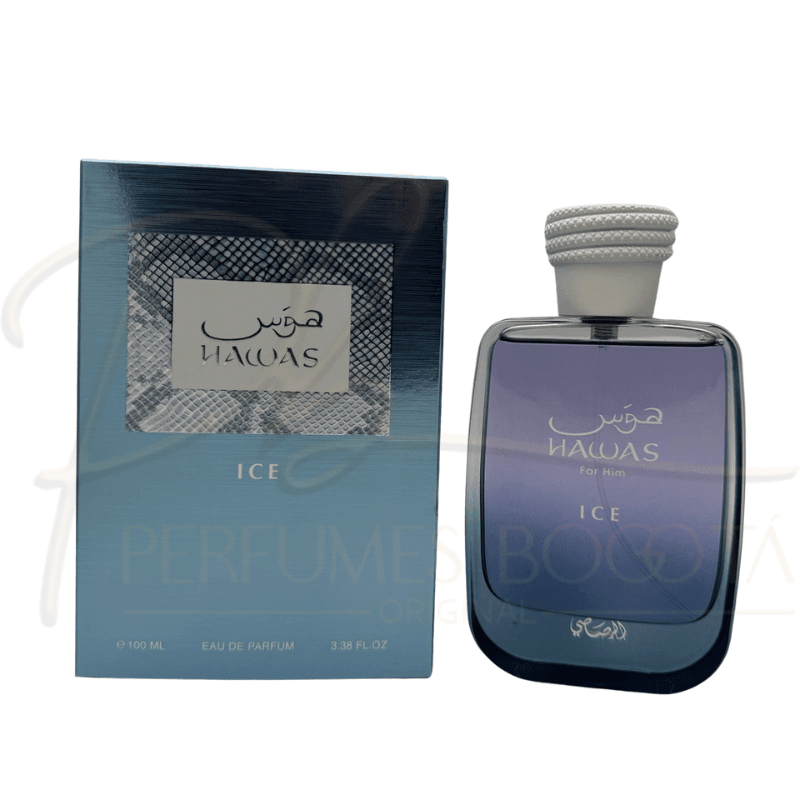 Perfume Rasasi Hawas Ice for Him Eau de Parfum 100ml Hombre - Perfumes Bogotá