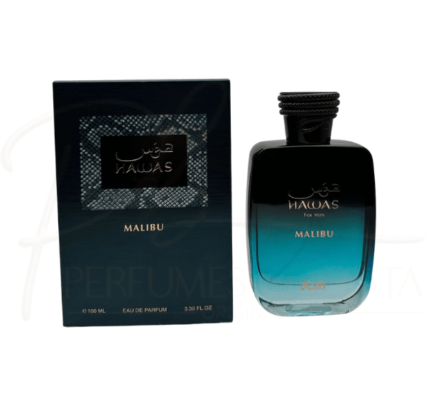 Perfume Rasasi Hawas Malibu for Him Eau de Parfum 100ml Hombre - Perfumes Bogotá
