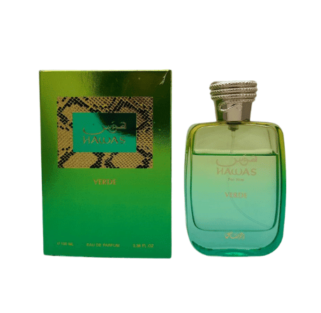 Perfume Rasasi Hawas Verde Eau de Parfum 100ml Hombre - Perfumes Bogotá