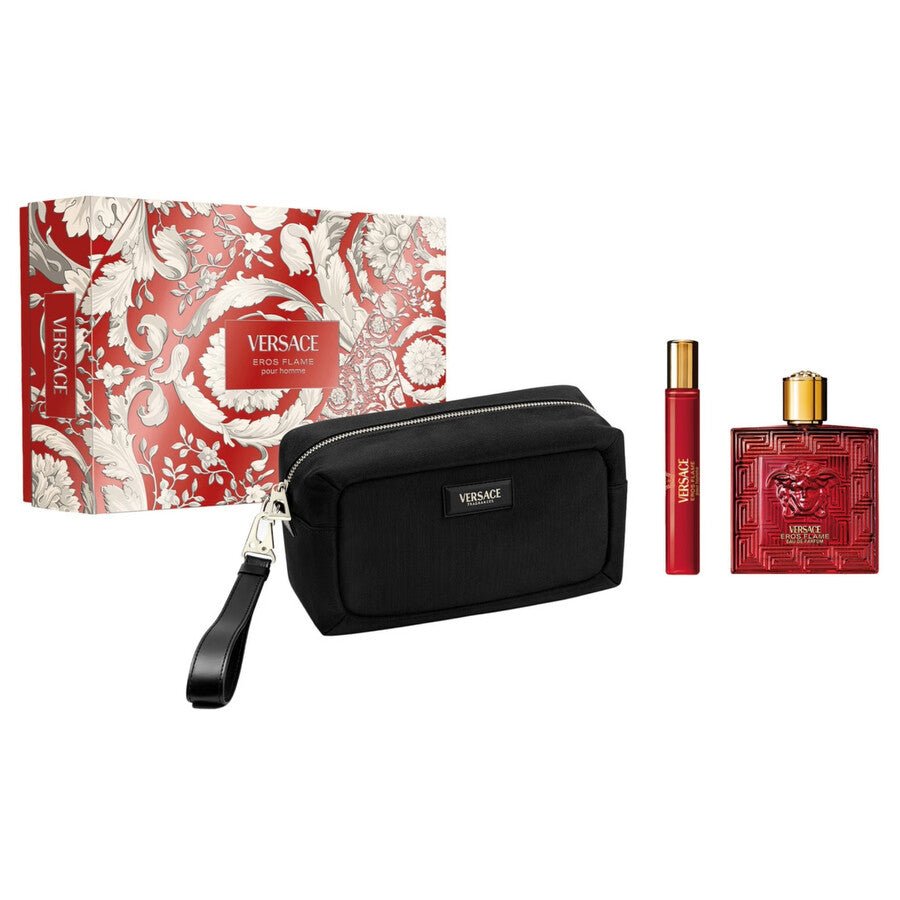 Perfume Versace Kit Eros Flame + Bolso Eau de Parfum 100ml Hombre - Perfumes Bogotá