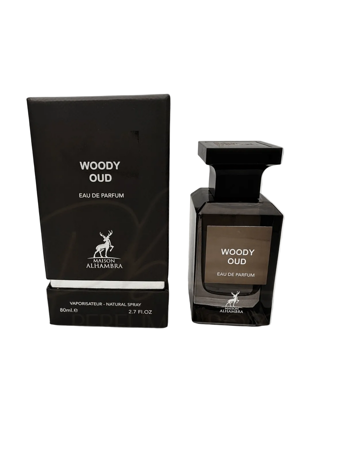 Perfume Alhambra Woody Oud Maison Eau de Parfum 80ml Unisex