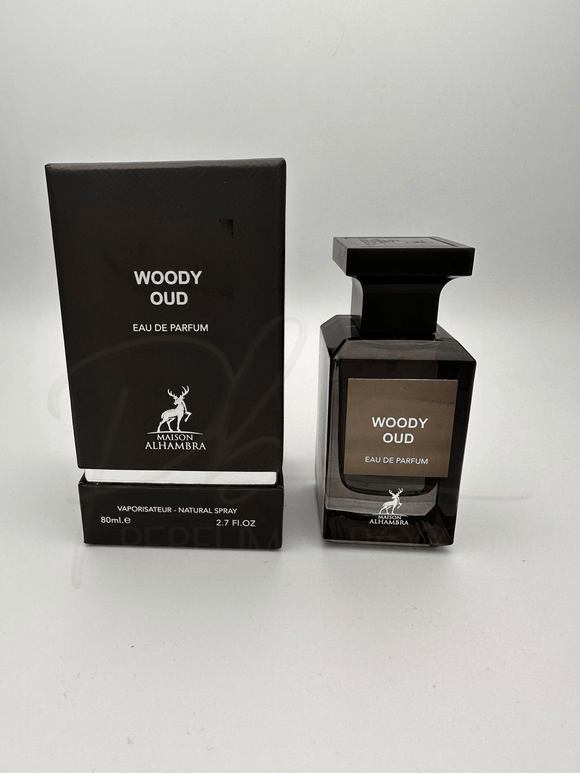 Perfume Woody Oud Maison Alhambra - Eau De Parfum - 80ml - Unisex - Perfumes Bogotá