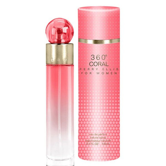 Perfume 360° Coral - Eau De Parfum - 100ml - Mujer - Perfumes Bogotá