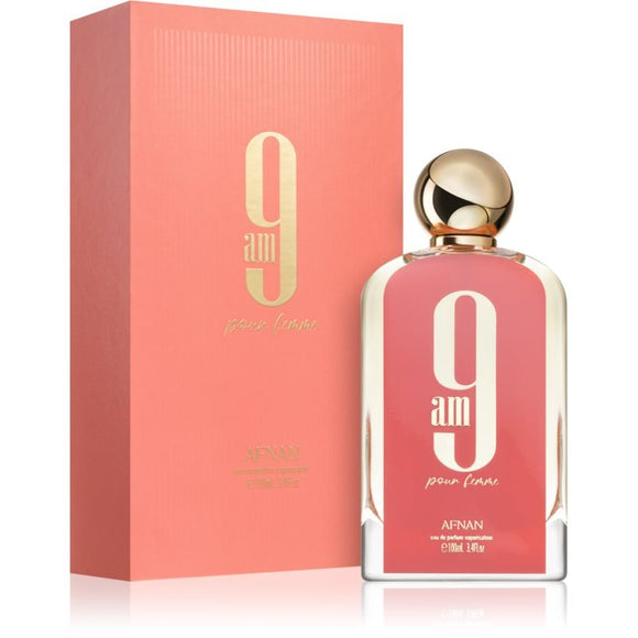 Perfume 9 am Pour Femme AFNAN - Eau De Parfum - 100ml - Mujer - Perfumes Bogotá