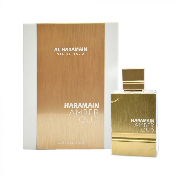 Perfume Al Haramain Amber Oud White Edition Eau de Parfum 100ml Hombre - Perfumes Bogotá