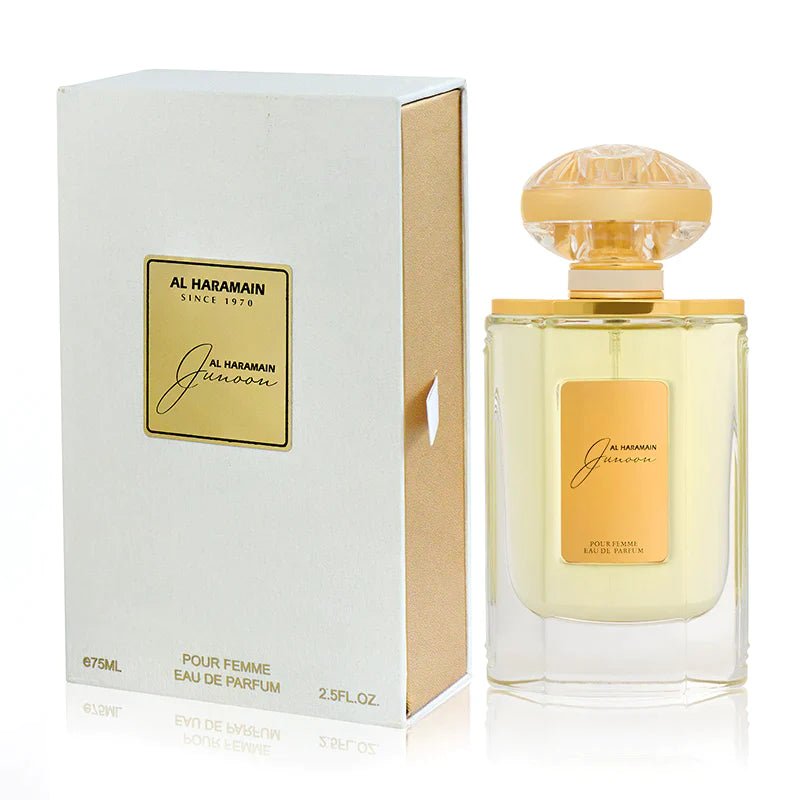 Perfume Al Haramain Junoon Eau de Parfum 75ml Mujer - Perfumes Bogotá