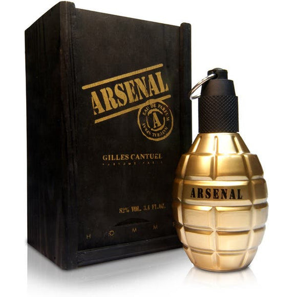 Perfume Arsenal Gold Gilles Cantuel - Eau De Toilette - 100ml - Hombre - Perfumes Bogotá