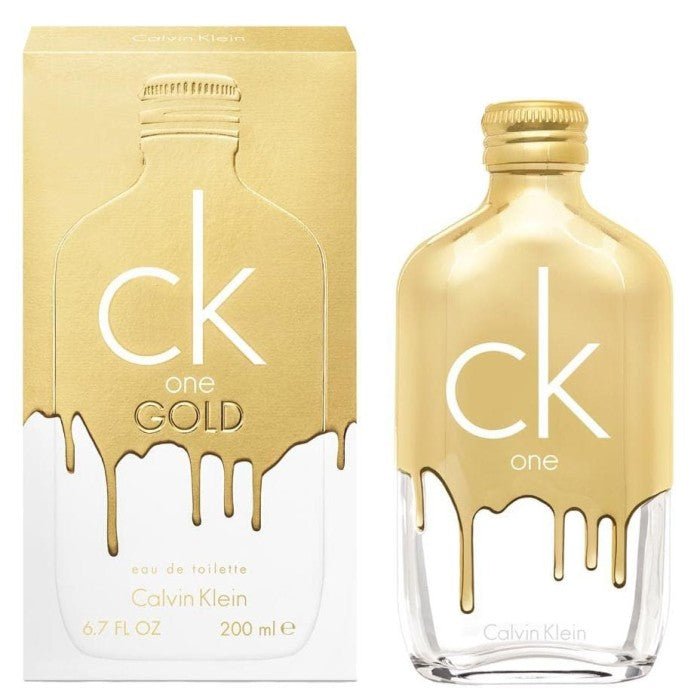 Perfume Calvin Klein Ck One Gold Eau de Toilette 200ml Unisex - Perfumes Bogotá