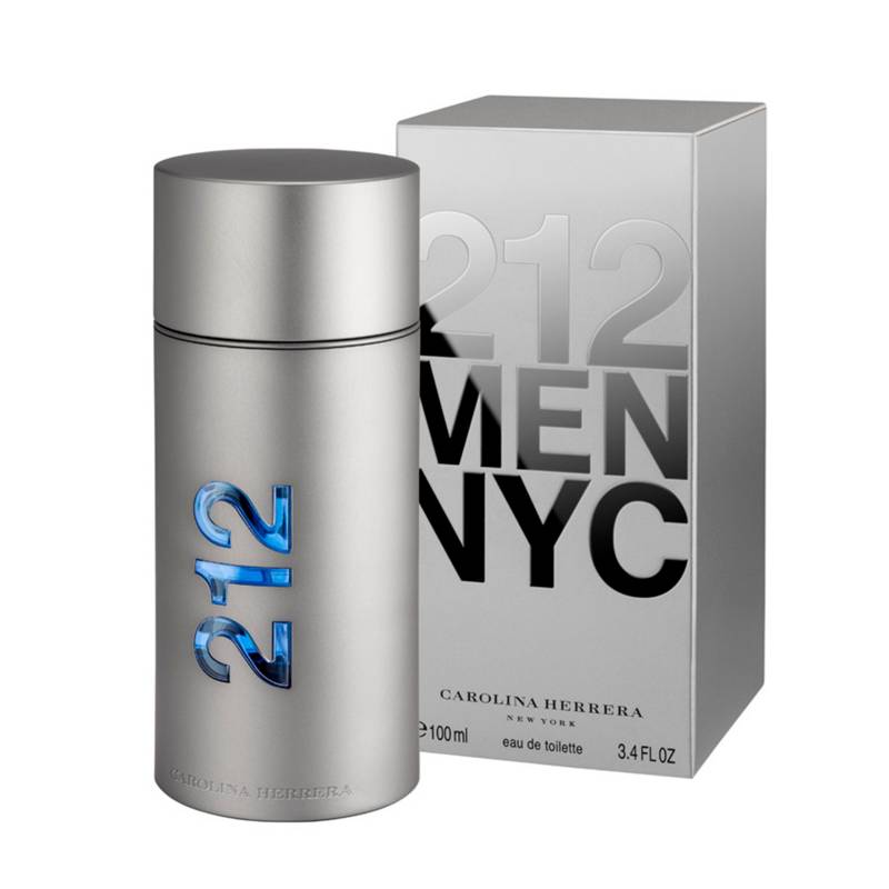 Perfume Carolina Herrera 212 Men NYC Eau de Toilette 100ml Hombre - Perfumes Bogotá