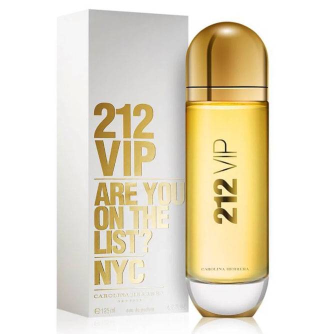 Perfume Carolina Herrera 212 VIP Eau de Parfum 125ml Mujer - Perfumes Bogotá