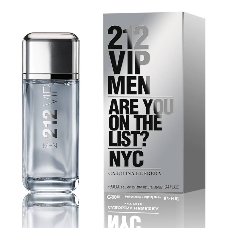 Perfume Carolina Herrera 212 VIP Men Eau de Toilette 200ml Hombre - Perfumes Bogotá
