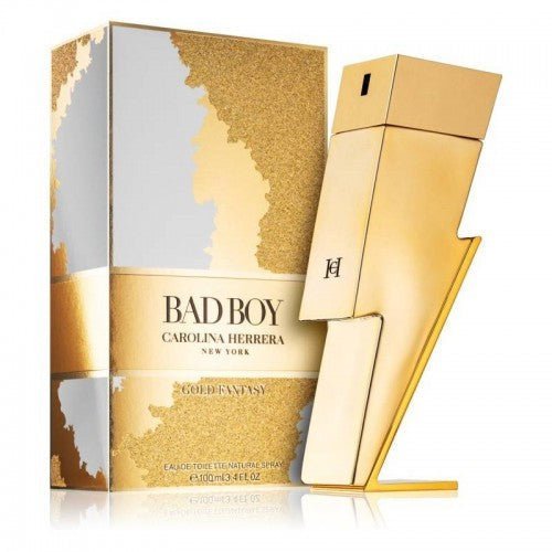 Perfume Carolina Herrera Bad Boy Gold Fantasy Eau de Toilette 100ml Hombre - Perfumes Bogotá